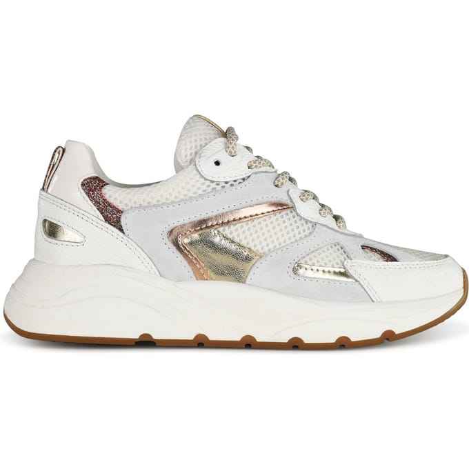 PS Poelman - maat 41- CIBEL Dames Sneakers - Wit Multi