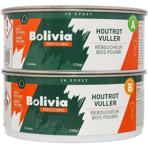 Bolivia houtrotvuller epoxy set 500gr