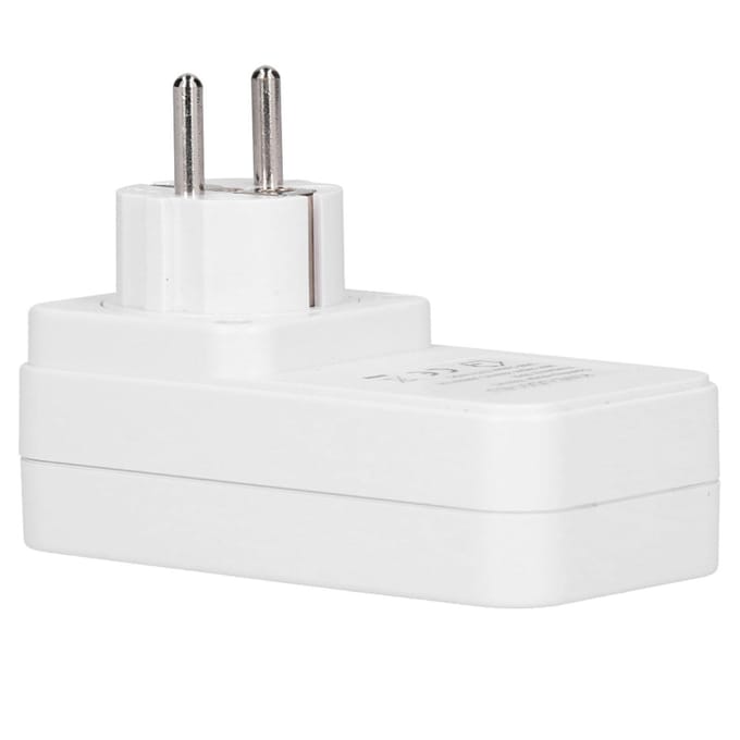 Minuterie numérique intelligente USB avec prise pour chargeur d'ordinateur et de téléphone
