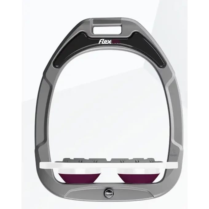 Platte Grip Aluminium/ Wit/ Pruim Flex-On Green Composite