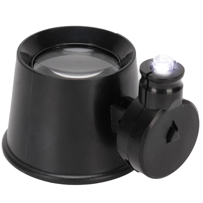 Loupe LED portable 10X pour réparation de montres et bijoux