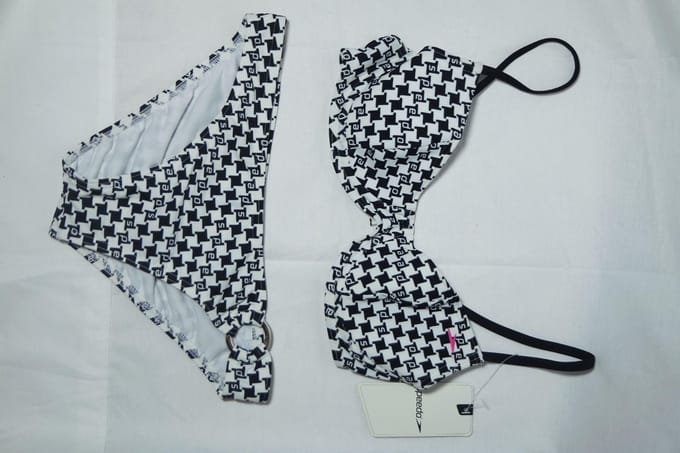 Speedo zwart wit bikini maat 36 B