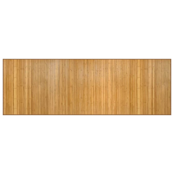 vidaXL - Vloerkleed - rechthoekig - 100x300 - cm - bamboe - naturel