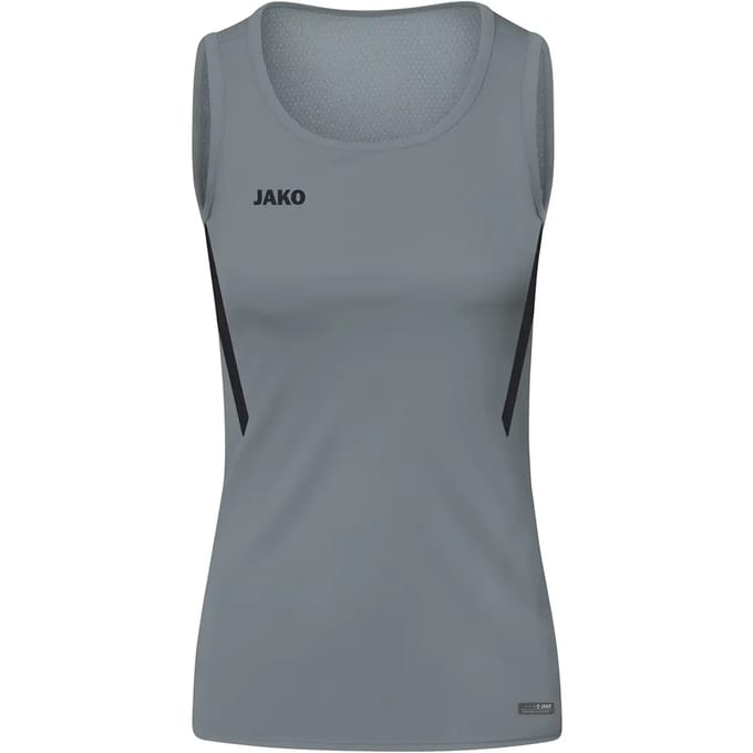 Jako Challenge Tanktop Dames - Zwart / Steengrijs | Maat: 42