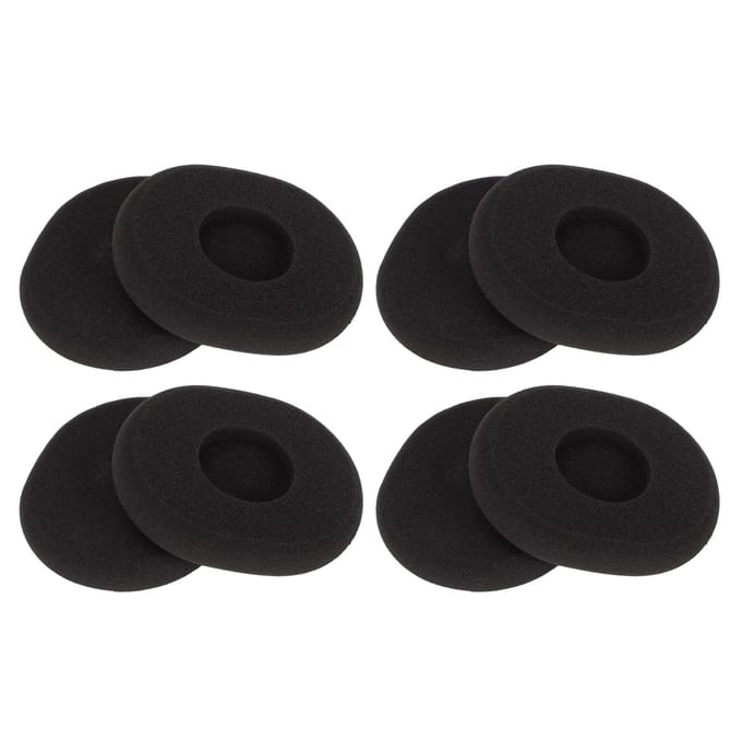 Coussinets d'oreille de remplacement souples pour casque Logitech H800 black