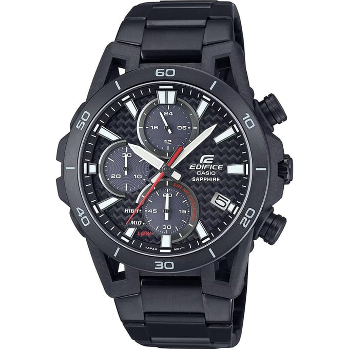 Casio Edifice Heren Zwarte Horloge EFS-S640DC-1AVUEF