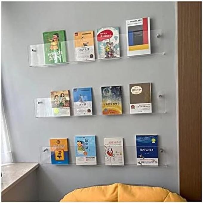 Wand organizer - Documentenrek - Ruimte organiseren - Duurzaam acryl - 5 mm dik - Transparant