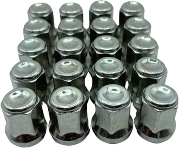 Dragonslock Moeren - Moeren Set Volvo V50 - Verzinkt - 20 st.- M12x1,5 - Draadlengte 27mm - Hex 18