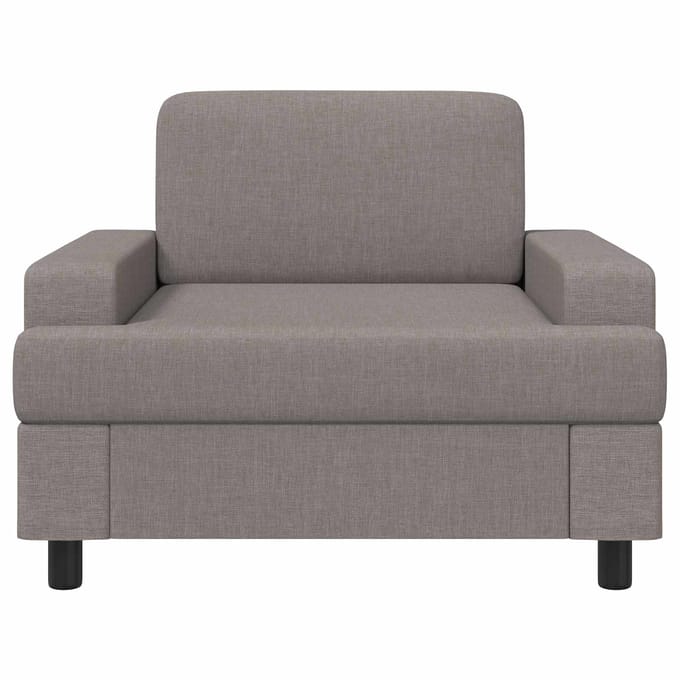 vidaXL - Fauteuil - Taupe - Stof