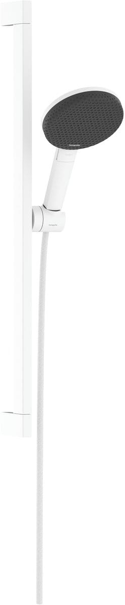 Hansgrohe Raindance Alive Select S - Set van douchekop, douchestang en doucheslang, 3 jets, EcoSmart, mat wit 24600700