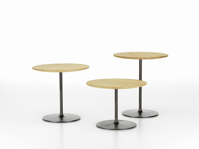Vitra - Occasional Low tafel - Eiken naturlijk geolied - Hoogte 35 cm - bruin