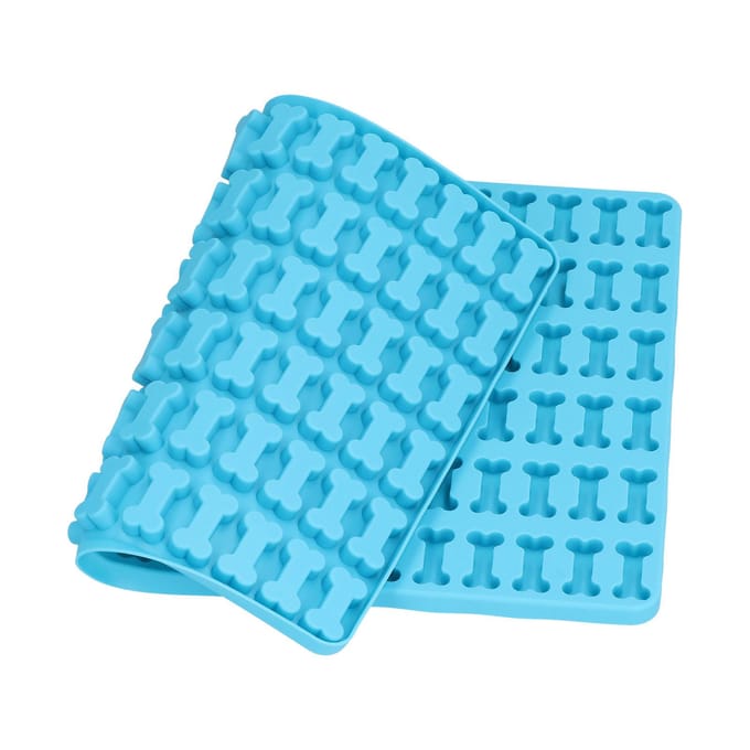 Huisdier Koekjesvorm Voedselkwaliteit Silicone Herbruikbare Huisdier Hond Koekjes Maakvorm voor Snacks en Koekjes blue