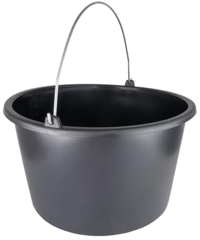 Kunststof Bouwemmer 10 Liter - Multi-functionele Emmer voor Tuin en Bouw