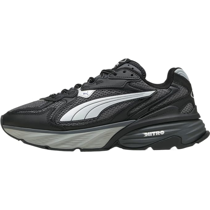 Puma Fade Sneakers Heren - Zwart - Maat 42 - Mesh/Synthetisch
