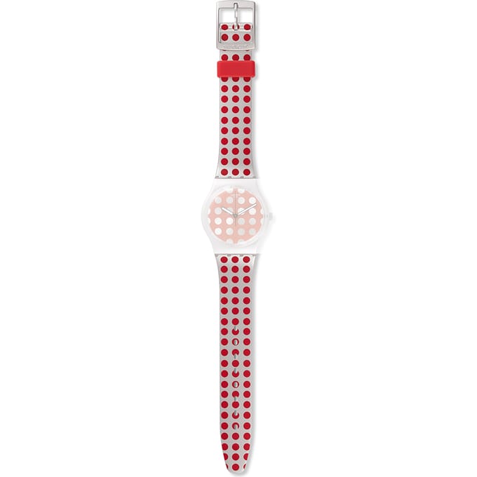 Swatch Plastic - Originals Medium (34mm) /Access/Solar/Musicall/Stop - G/SK/SL/SR/SS/SO28 AGE240 GE240 Red Flush Horlogeband