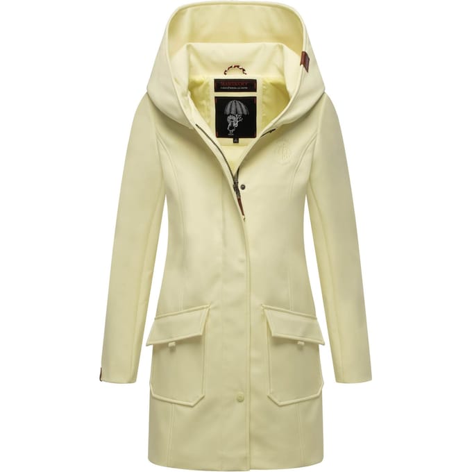 Marikoo dames softshelljas – Mayleen, waterafstotend met capuchon