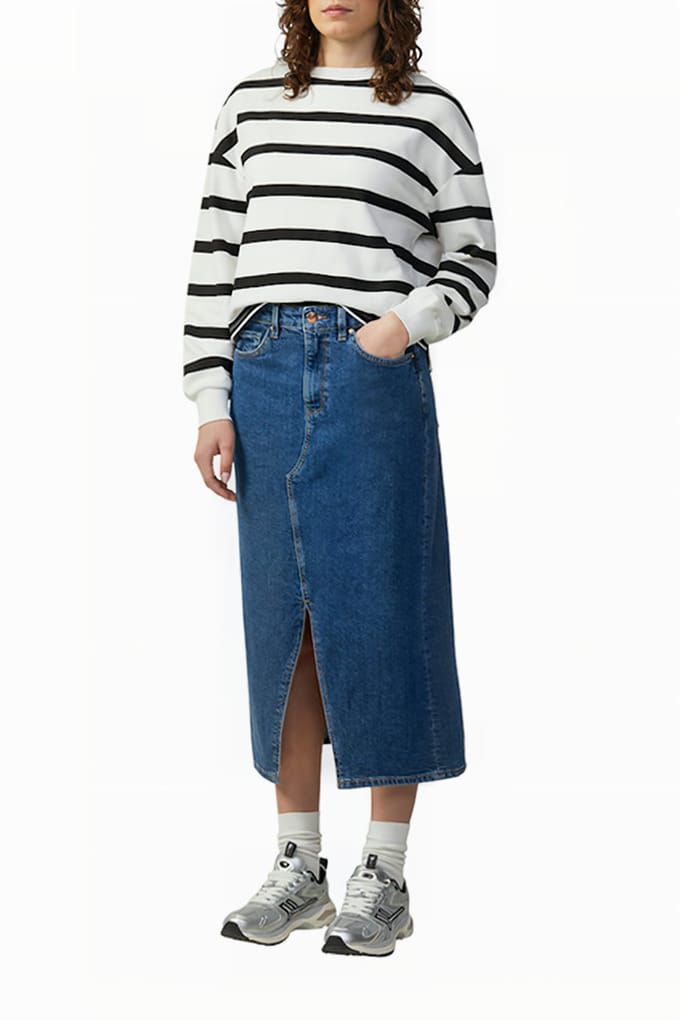 s.Oliver -qs Skirts Blue Denim Größe: 42 | Jeansröcke Outlet | Damen | Blau