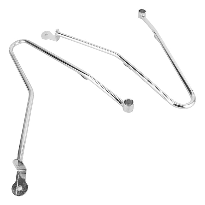 Supports de Sacoche Support de Montage Garde-boue Compatible pour Triumph Bonneville T100 Thruxton 900 white