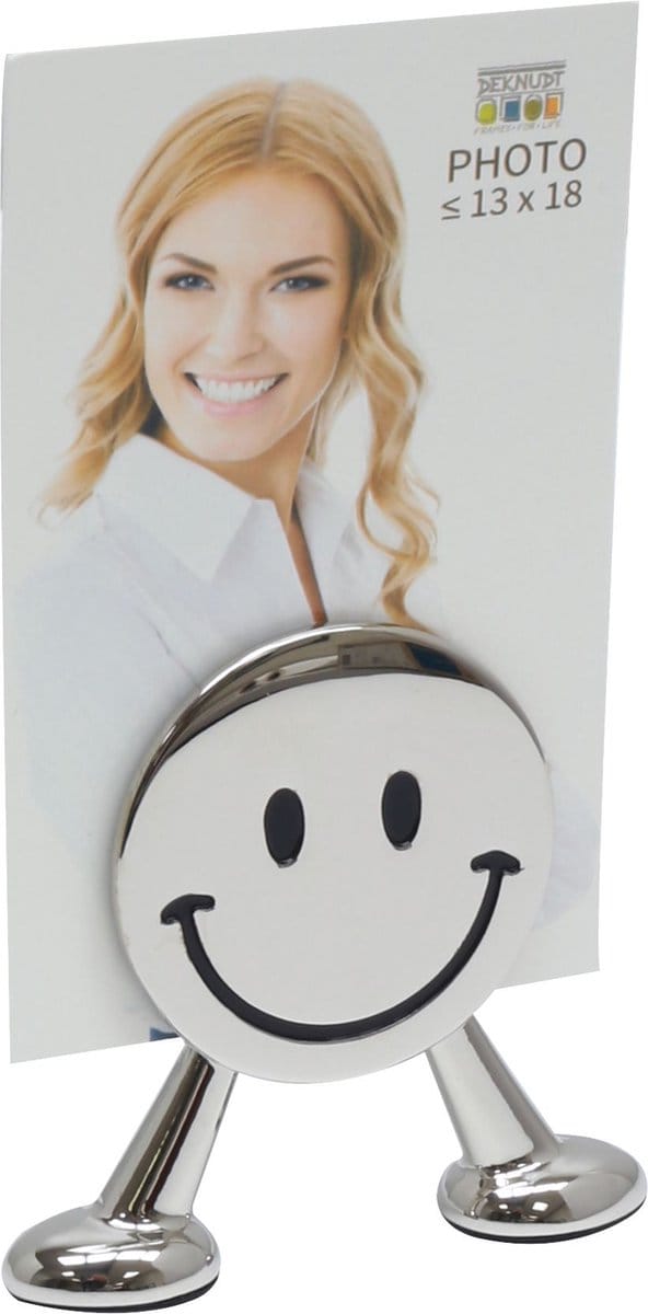 Deknudt Frames fotohouder S59NX1 - zilverkleurig - smiley