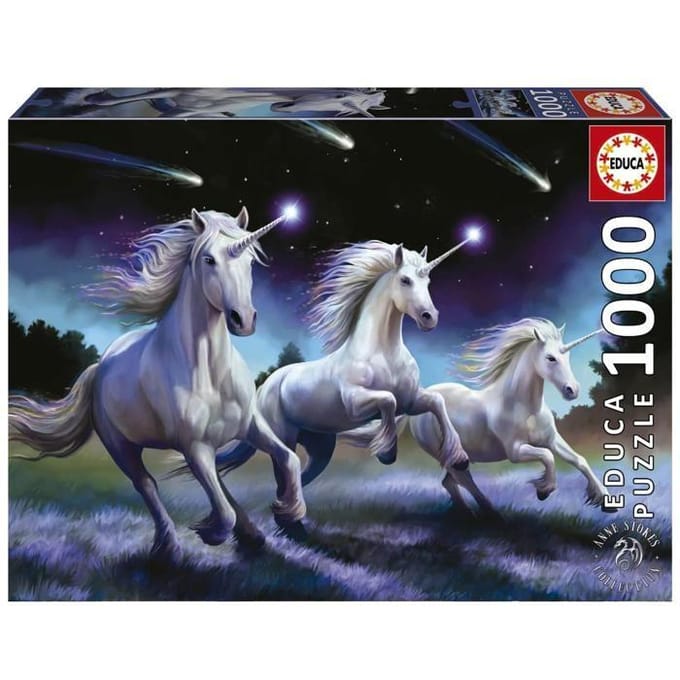 Puzzel Educa Unicorns (Anne Stokes) 1000 stuks