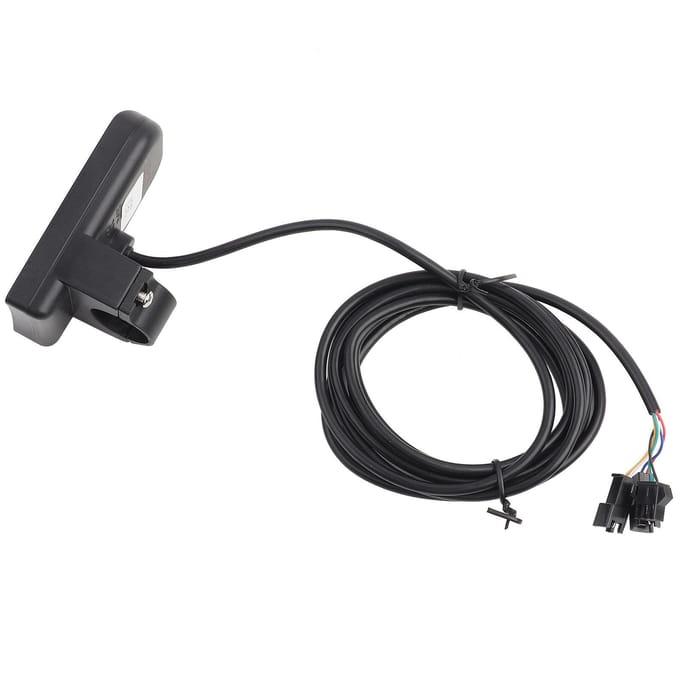 Panneau de commande d'affichage LED étanche, accessoire de bricolage pour vélo électrique et scooter (36V) black