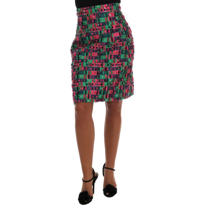 Dolce Gabbana Potloodrok Multicolor