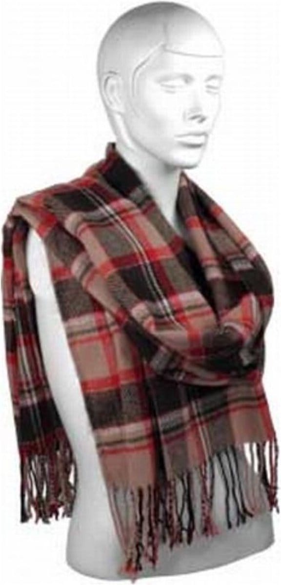 Bernardino Cardiff - Sjaal Heren - Sjaal Dames - Bruin - 200 cm