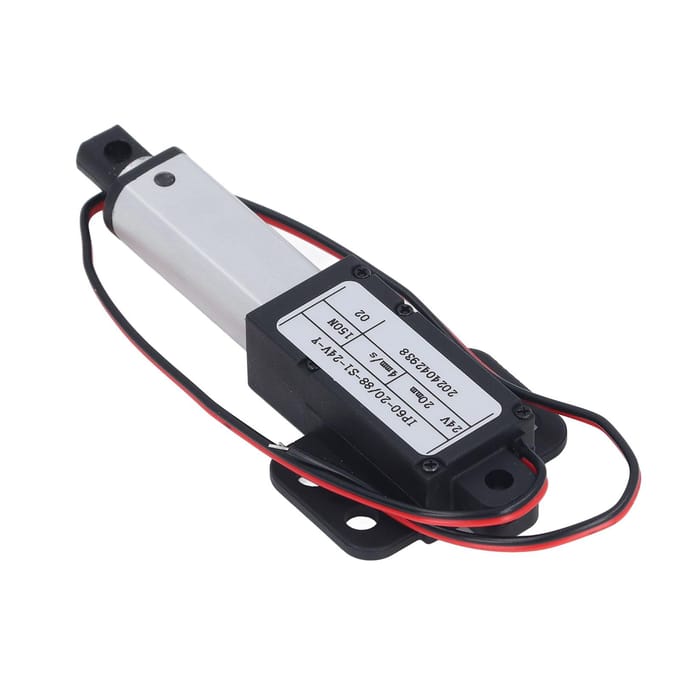 Micro actionneur linéaire électrique Course 20 mm Vitesse 4 mm/s Poussée 150 N Mini linéaire rétractable automatiquement