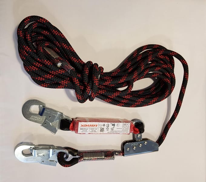 Lanex Lanostop mobiele valbeveiliging – 5 tot 50 meter - 5 m - AZ002 - Incl. AZ002