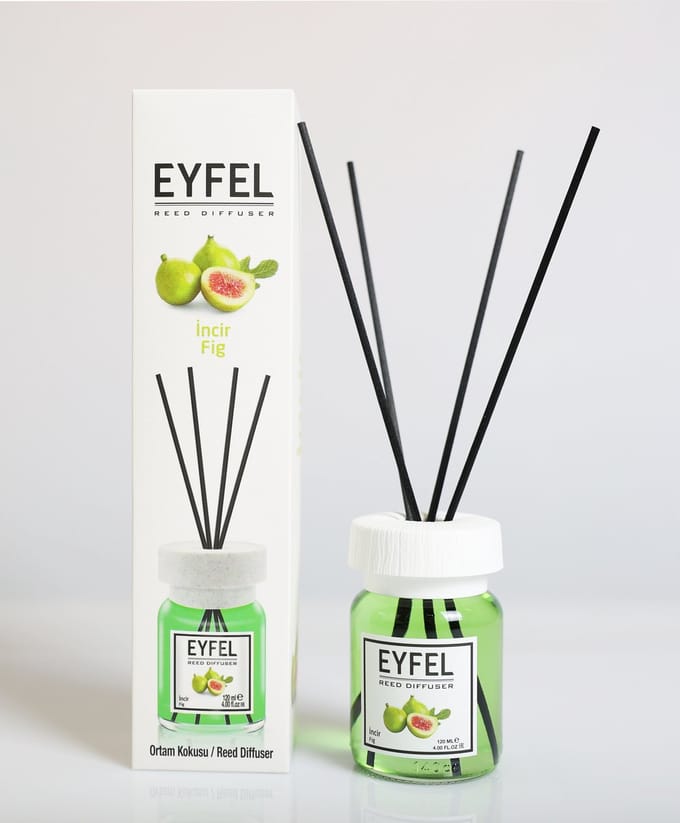 EYFEL - REED DIFFUSER - GEURSTOKJES - HUISPARFUM - FIG - 120ML
