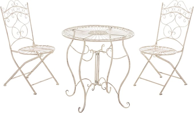 CLP Indra - Bistro set antiek/creme