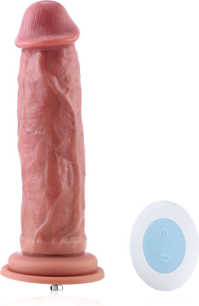 Hismith Vibrerende Dildo met Afstandsbediening 23 cm – Vibratie & Rotatie – Zuignap – KlicLok