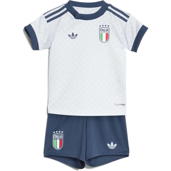 Adidas Italy Truien/Replica's Baby - Blauw - Maat 75 - 80 CM - Poly Mesh