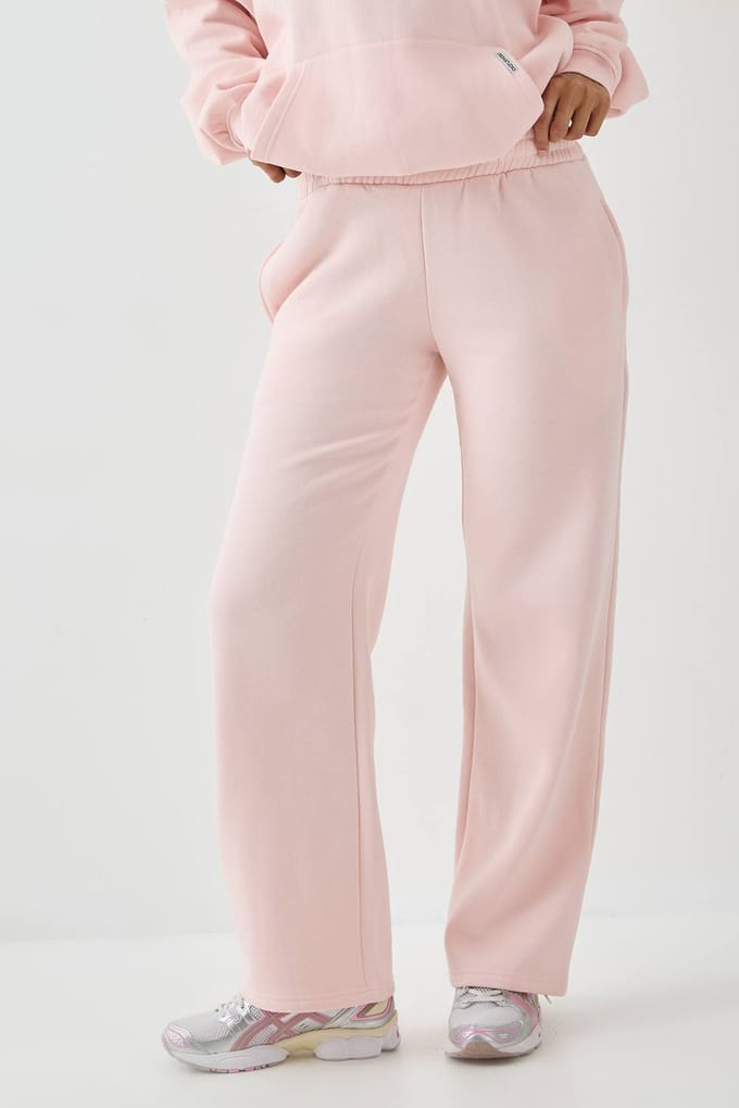 Dames DSGN Studio Rechte Pijp Jogger | Light Pink | Maat: Medium