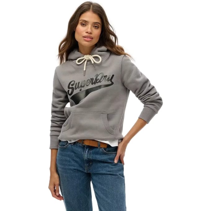 Dames Hoodie Superdry Super Athletics
