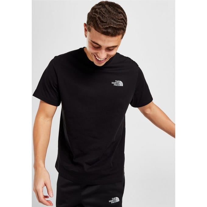 The North Face Simple Dome Reflecterend Logo T shirt in Zwart