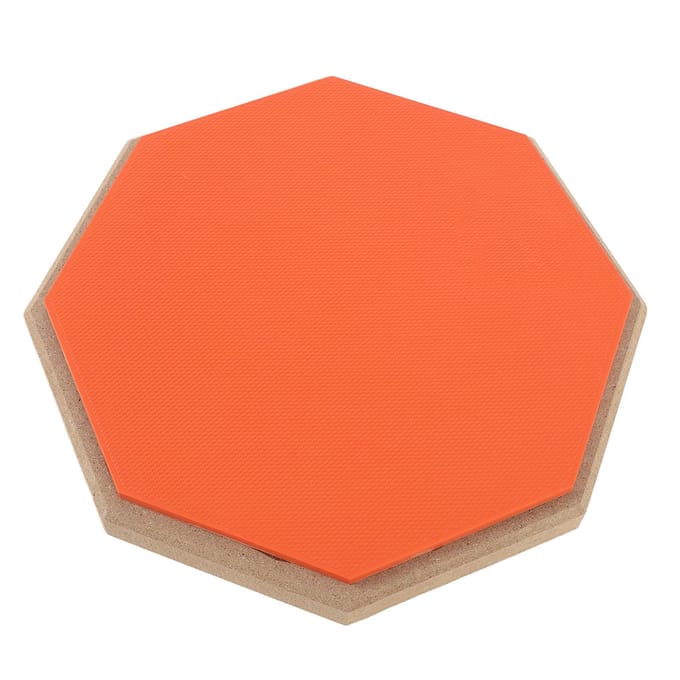 Drum Oefenpad 8 Inch Rubber Stil Drum Oefenmat met 2 Paren Drumstokken Oranje
