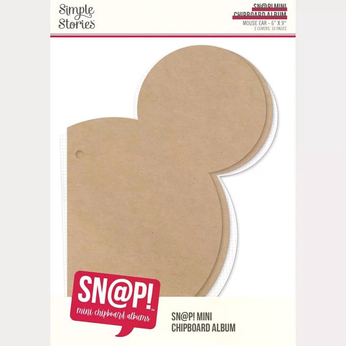 Simple Stories - SN@P! Mini Chipboard Album Mouse Ear (13325)