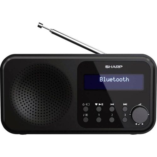 Sharp Tokyo DR-P420 Portable Digital Radio USB or Battery Powered - DAB/DAB+/FM - Mono