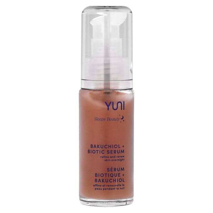 Yuni Beauty, Bakuchiol + Probiotic Serum, 1 fl oz (30 ml) white