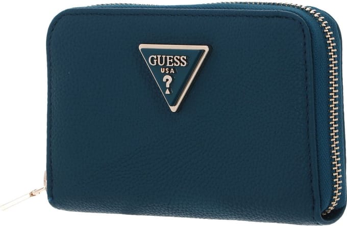 GUESS Portemonnee Meridian SLG Medium Zip Around Wallet Teal Petrol