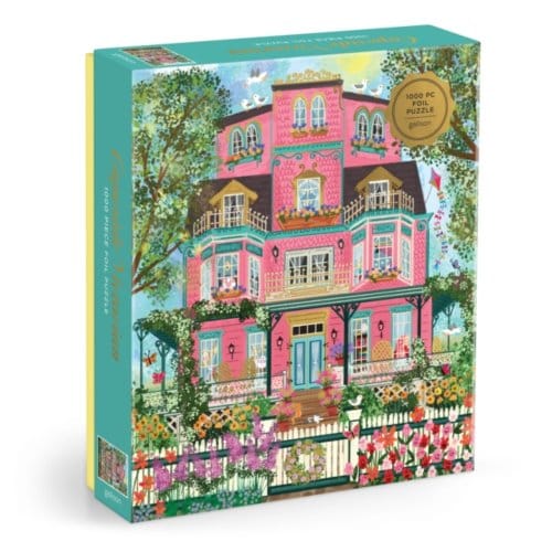 Joy Laforme Capeside Victorian 1000 Piece Foil Puzzle - Galison