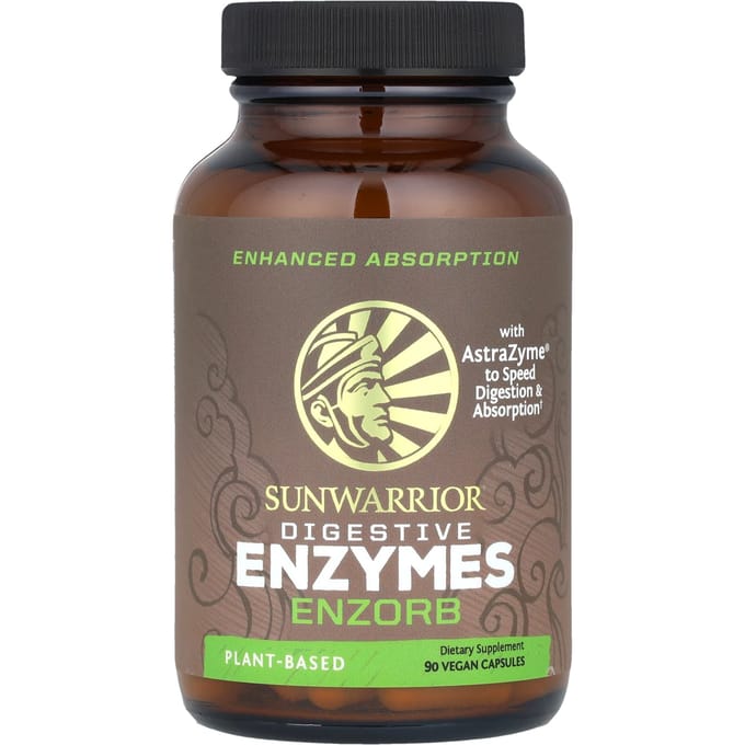 Sunwarrior, Enzymes Digestives, Enzorb, 90 Gélules Végétales