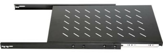 DSIT Uitschuifbaar legbord voor 450mm diepe wandkasten - 1U - serverbehuizing - serverrack - ook geschikt voor flightcases
