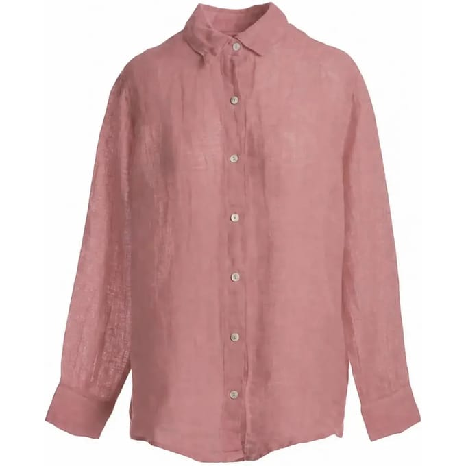 Dames lange mouw blouse in gaas Haris Cotton Essentials