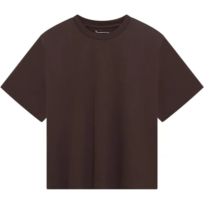 Casual gemerceriseerd T-shirt vrouw KnowledgeCotton Apparel