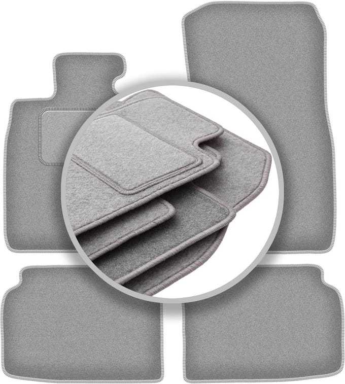 Grijze automatten voor: BMW 7 F01 sedan (2008-2015)