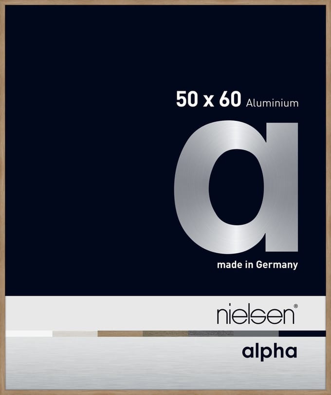 Nielsen Alpha Aluminium Wissellijst Oak 50x60cm