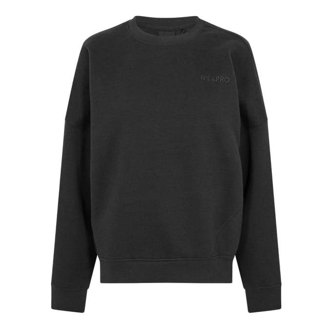 USA Pro Dames/Dames Klassiek Sweatshirt (Zwart)