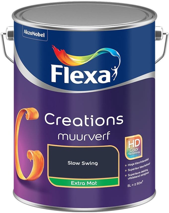 Flexa - Creations Muurverf Extra Mat - Slow Swing - Mengverf - 5 L
